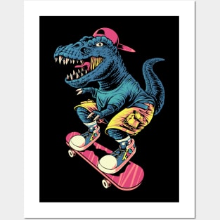 Skaterosaur Posters and Art